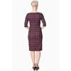 Dancing Days - Carlita Pencil dress - Burgundy Product image